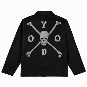 Idles YODO Chore Jacket NWT British Irish Punk Band Skull Button Down L
